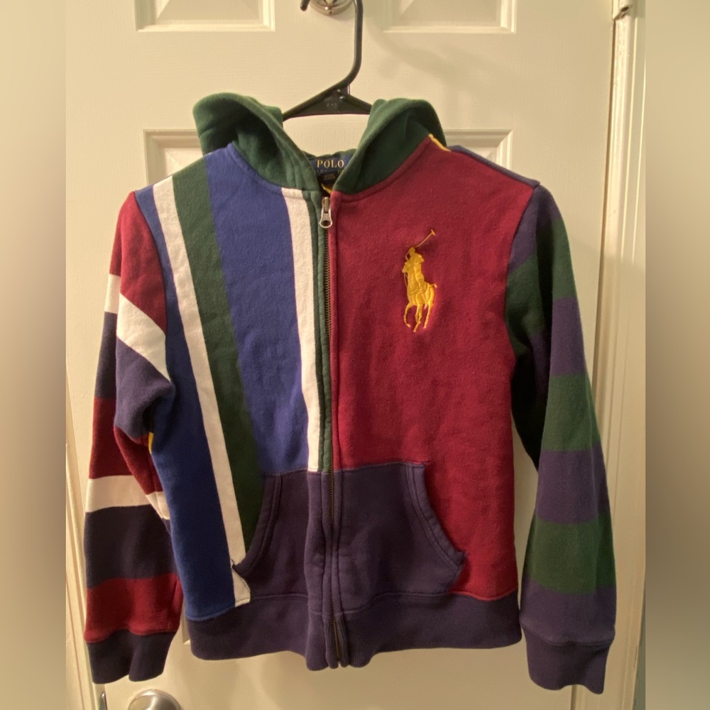 Boy Ralph Lauren zip up hoodie